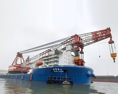 2020年，溫州浩博海港建設(shè) 4000dwt起重船