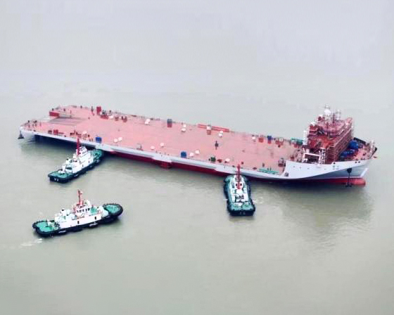項(xiàng)目：泰州眾航船舶有限公司建造的186米長全電力甲板運(yùn)輸船“赭山”